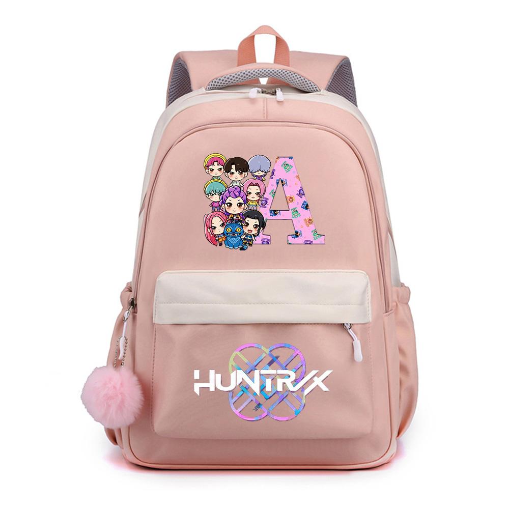 26 Angielskich Liter K-Pop Nadruk Plecak dla Nastolatka Ucznia Dziewczyny Chłopca Tornister Plecak na Książki Dziecięcy Prezent Kobiety Duża Pojemność Wodoodporny Torba Podróżna Mochila
