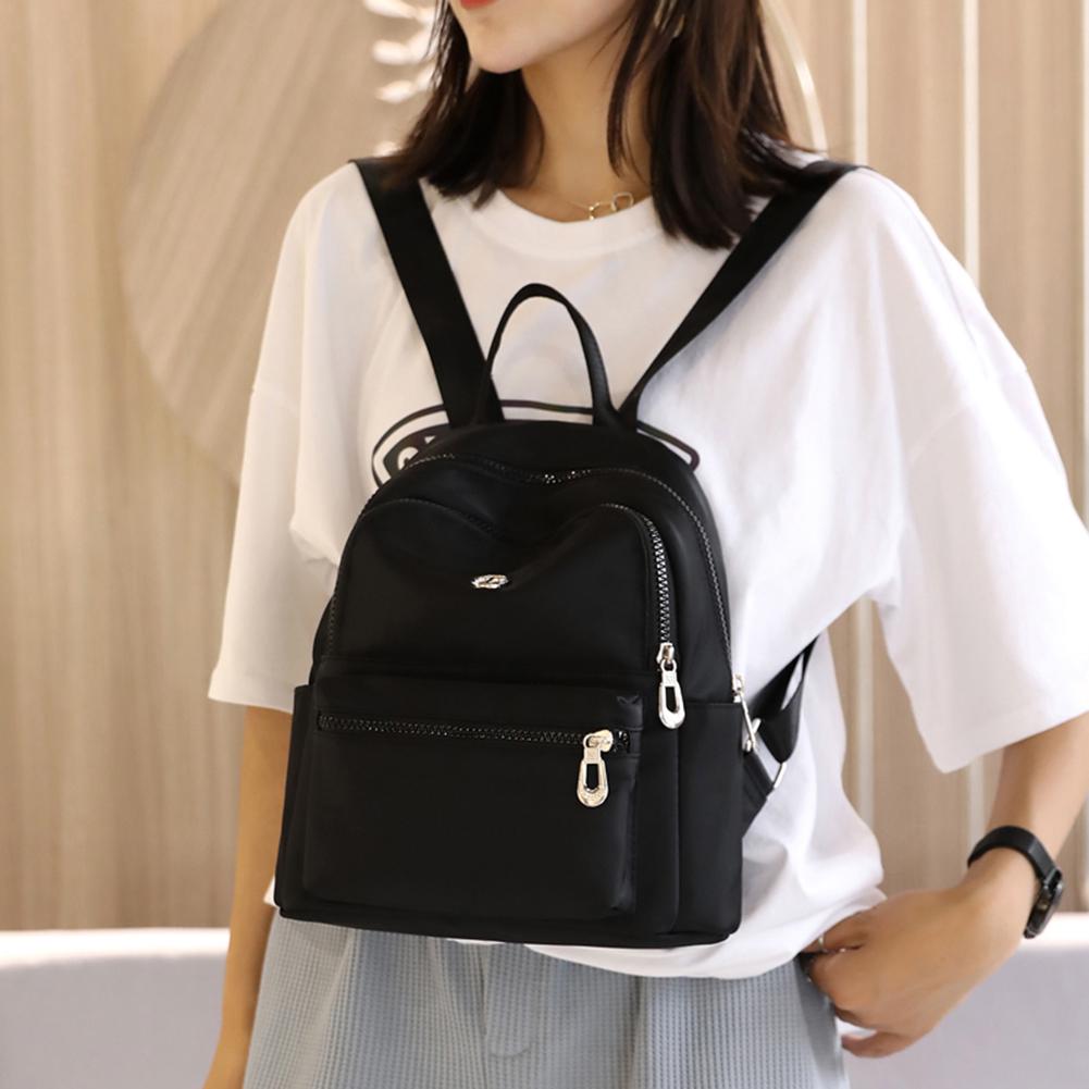 Женский рюкзак Новый дизайнерский нейлоновый рюкзак для студентов-подростков Сплошной — фото 3