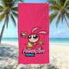 Cartoon Flying Little Policewoman Microfiber Beach Towel Quick-Drying Water-Absorbing Children'S Swimming Bath Towel Travel Portable Large Ruler