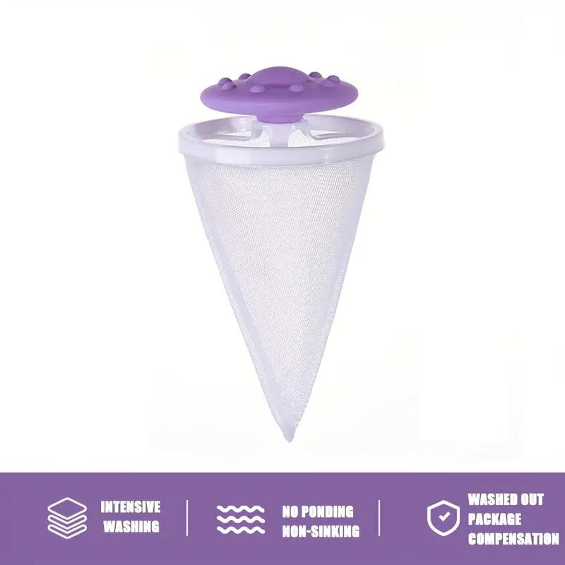 

Фильтр для стиральной машины с цветком сливы, сетчатая пряжа для удаления грязных волос, многоразовый шарик для стирки, ловушка для шерсти домашних животных, ворса для чистки одежды 1PCS фиолетовый