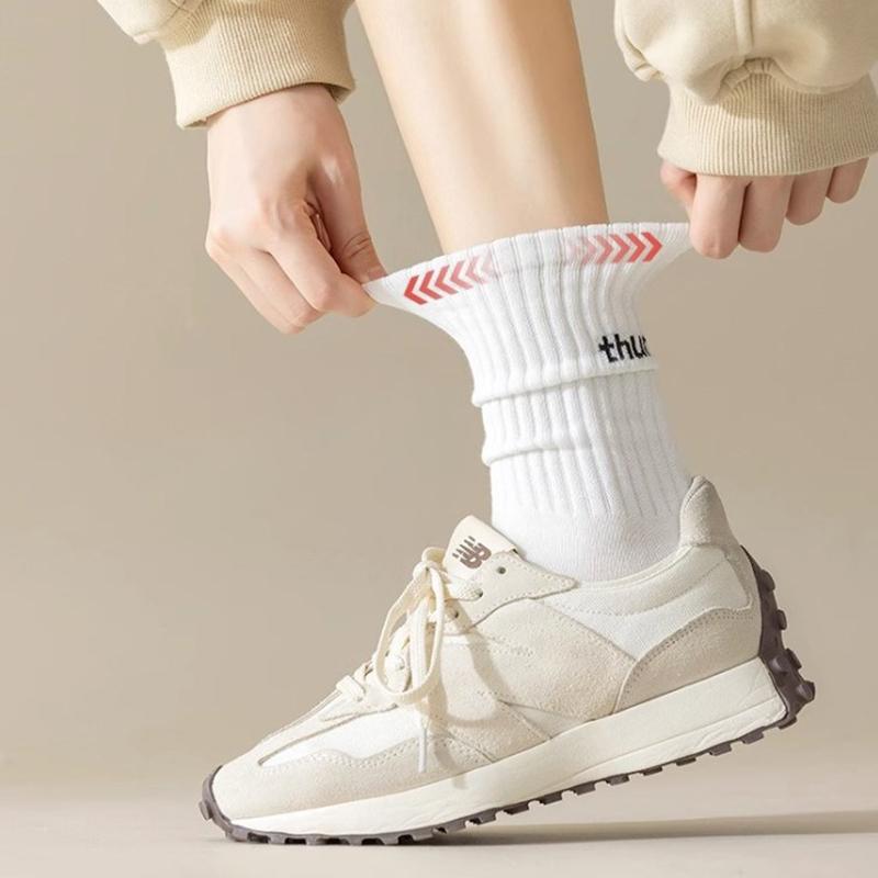 College Tooling Style Lovers All-Match Wear-Resistant Thick Line Socks Men'S And Women'S Autumn And Winter Sports Deodorant Pile