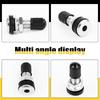 2 Stück Motorrad Radventil 33mm Motorrad Roller Fahrrad Quad Schlauchloser Mountainbike Reifenventil Staubkappe