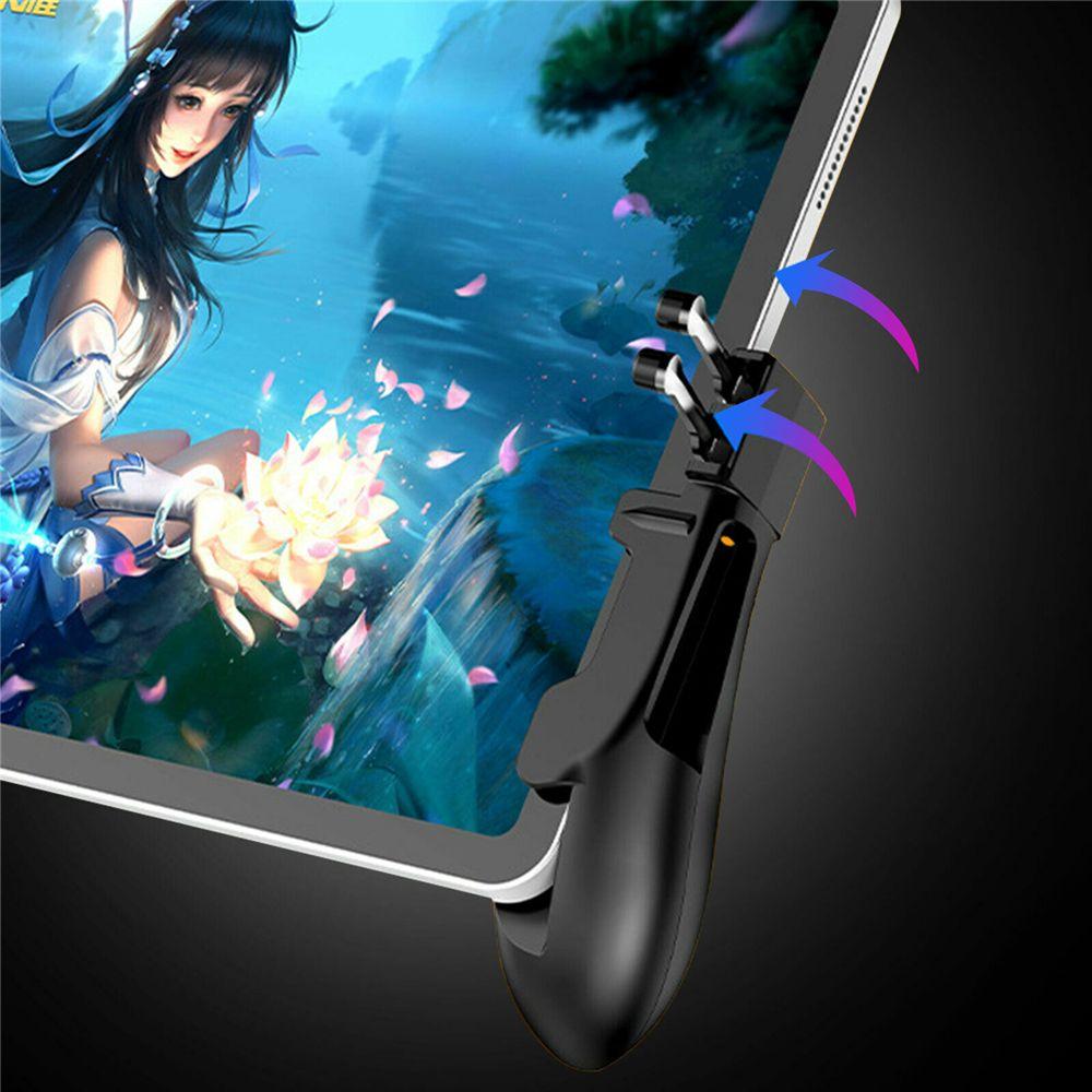 Metal Button Adjustable Mobile Gaming PUBG Game Trigger Controller for Tablet Joystick Gamepads