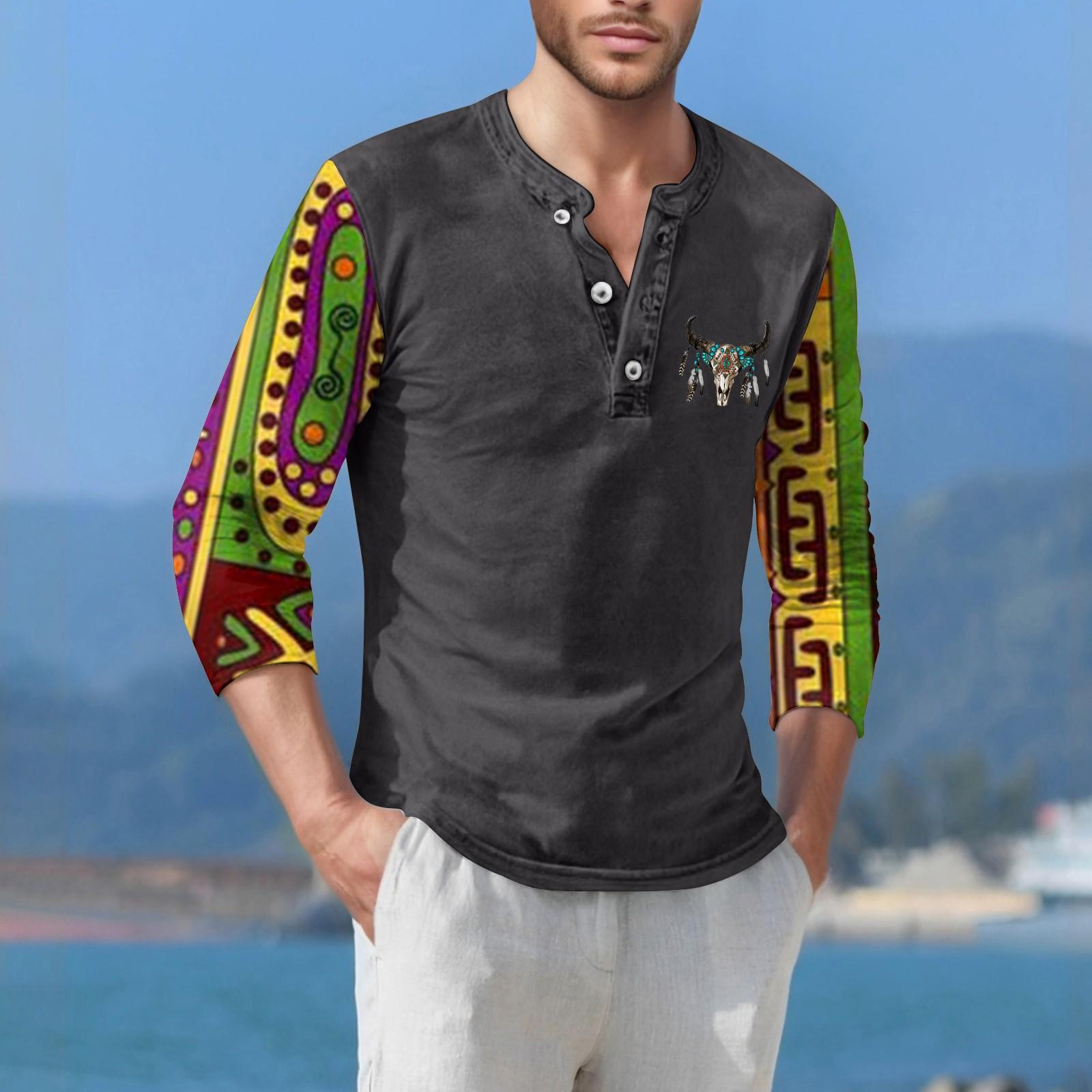 

Мужская футболка уличная повседневная мода с длинными рукавами XXL чёрный