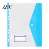 A4 Letter Size Storage Pouches 11-Hole Expanding File Pocket, Assorted Colors Large Capacity Document Clear Plastic Sleeves Holders, Waterproof Binder