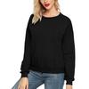 2023 Women's Loose Round Neck Hoodie - Autumn/Winter Style with Plus Velvet Thickness