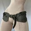 Popular Belt for Women Fashion Corset Belt Punk Rivet Studded Waistband for Sweater 2000s Girl Waist Bag Belt Decoration