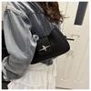 Classic Y2K Small Purse Luxury Brand Female Handbags Vintage PU Leather Shoulder Bags for Women Daily Ladies Underarm Bag