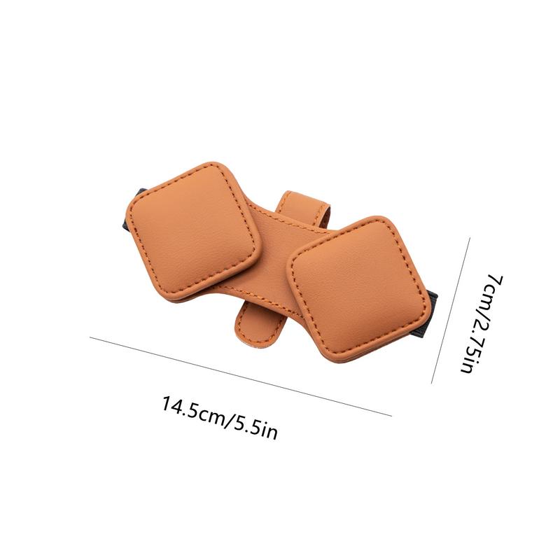 Car Visor Sunglasses Holder Clip Eyeglass Hanger Holder Ticket Card Storage Glasses Clip For Cars SUVs