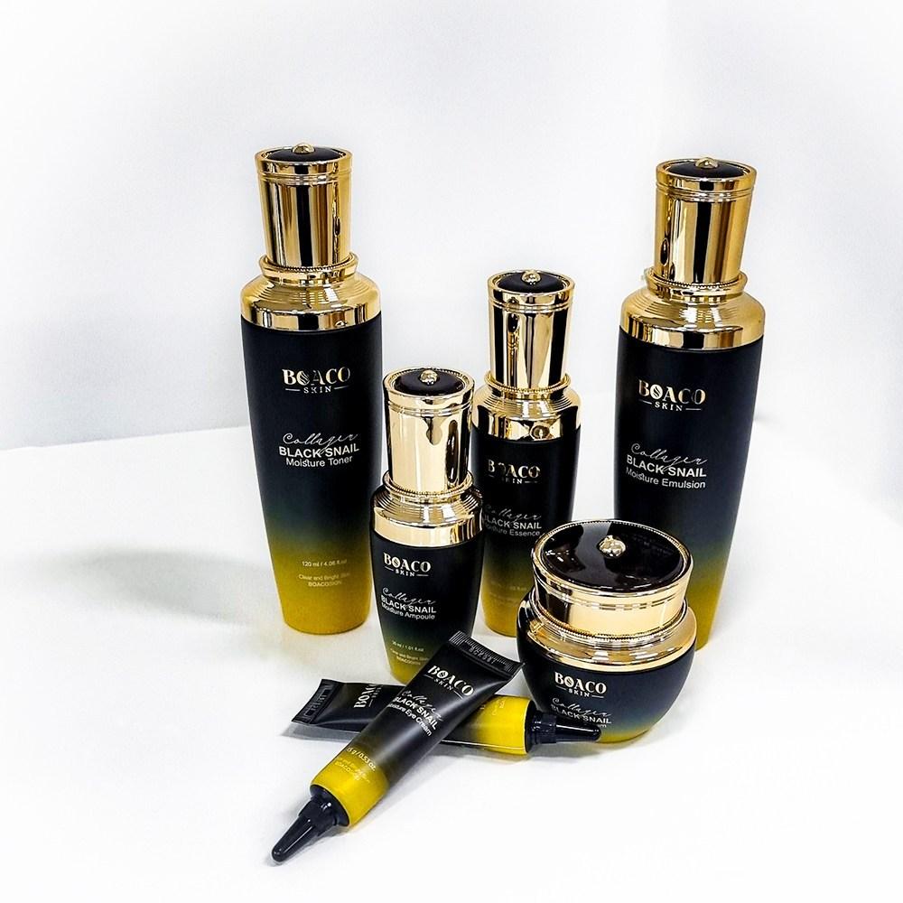 Boako Skin Collagen Black Snail Moisture Skin Care 6 Piece Set Snail Cosmetics Set