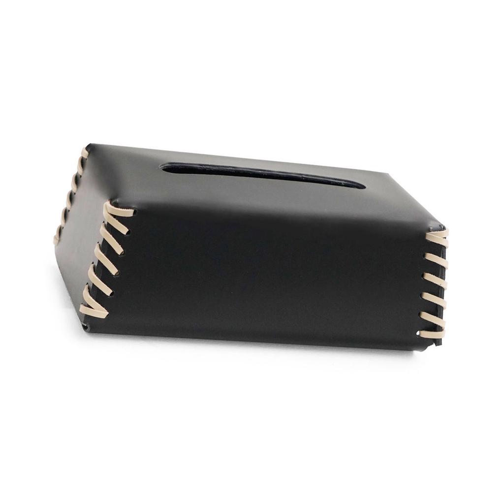 Practical Sturdy PU Leather Napkin Holder Decorative Tissue Case Convenient for Bedroom and Bathroom Decoration