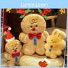 Man Gingerbread Christmas Plush Rabbit Toy Stuffed Animal Doll Xmas Home Decor