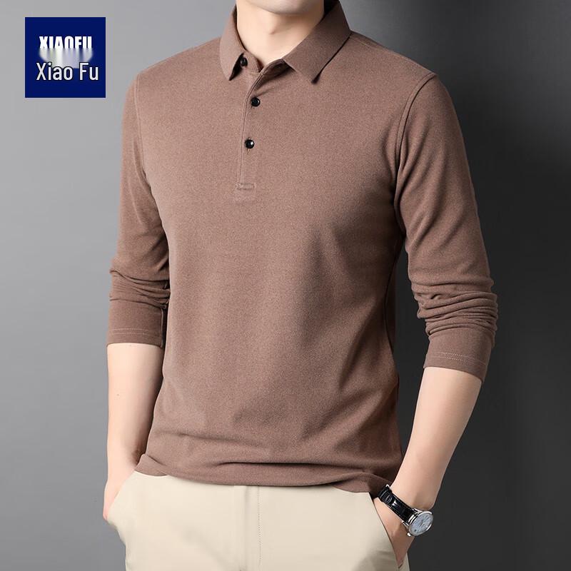 Men s Winter Warm Long-Sleeve Polo Base Layer M