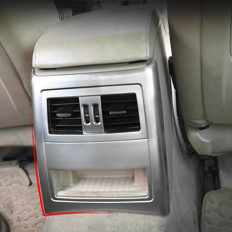 Fibră de carbon ABS Ieșire de aer condiționat spate pentru mașină Capac anti-kick Decorare cadru Accesorii auto pentru BMW Seria 3 E90 2005-12