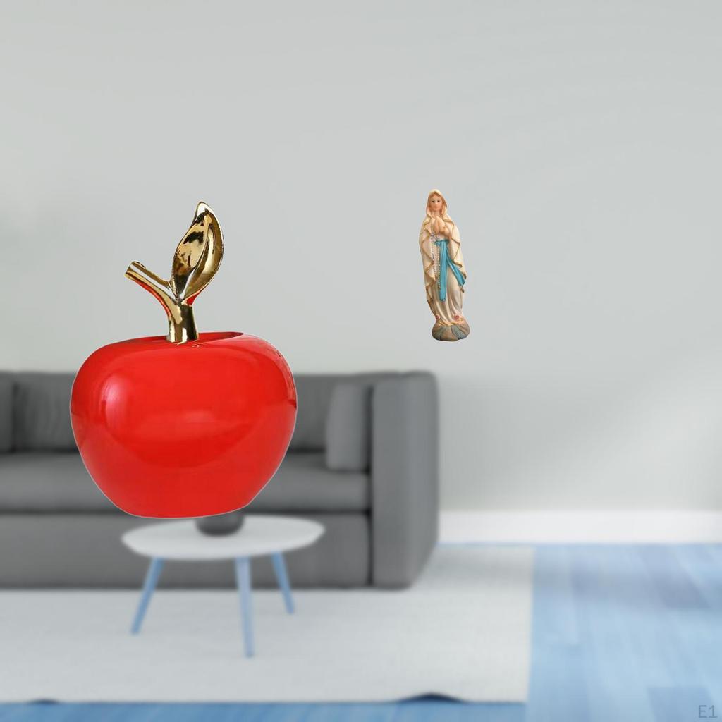Ceramic Figurine Fruit Sculpture And Lady Resin Jesus Statue Artwork Decorative Ornament for Home