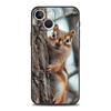 Cartoon Animal Bear Fox Squirrel Luxury Phone Case For iPhone 17 Air 16 Plus 13 15 14 12 11 Pro MAX 7 8 SE Soft TPU Black Cover