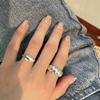 S925 Sterling Silver Croissant Ring - Women's Geometric Index Finger, Korean Minimalist High-End Design