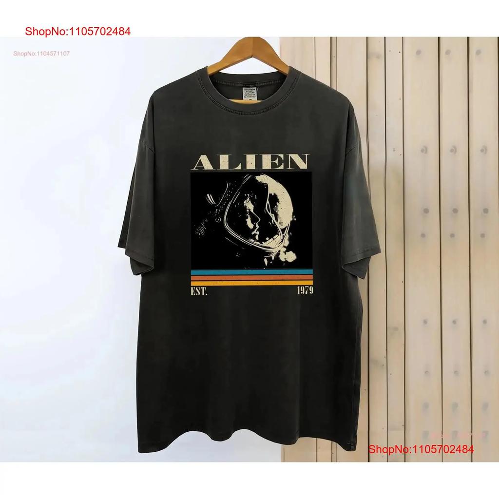 Alien Movie T Shirt Vintage Retro Classic s for him vintage Washed streetwear Comfortable Stretched Versatile Unisex Stylish