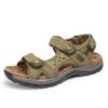 Fashion New Fashion Summer Leisure Men Shoes Beach Sandals High Quality Genuine Leather Sandals Soft Large Size Men's Sandals Size 38-48