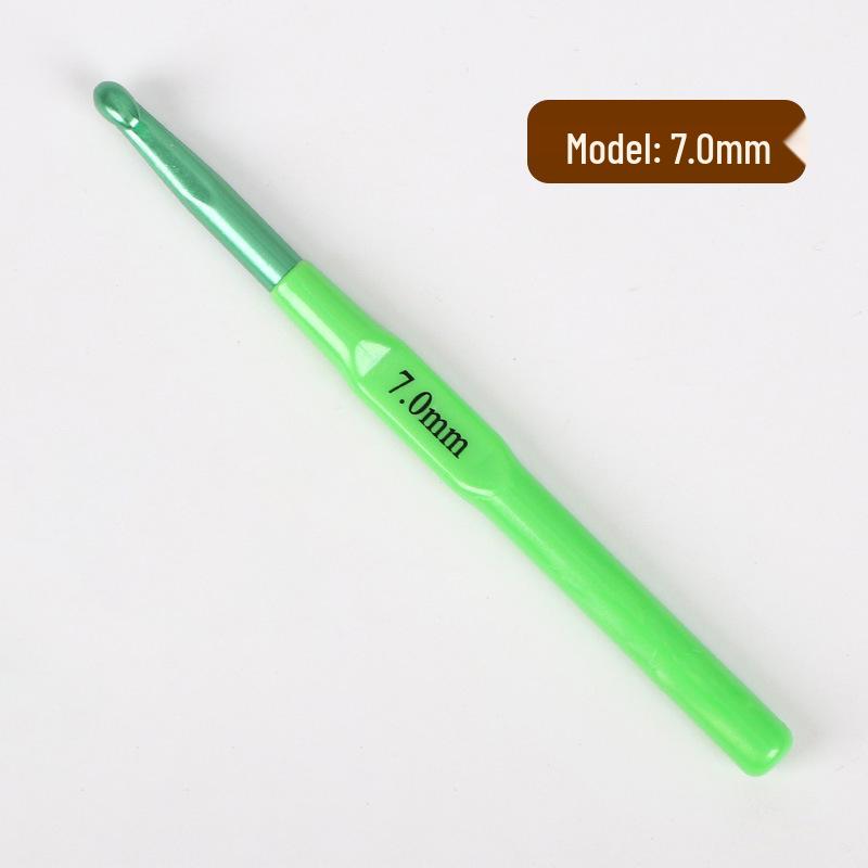 Colorful Candy Crochet Hook Set - Plastic Handles & Heads for Handmade Knitting