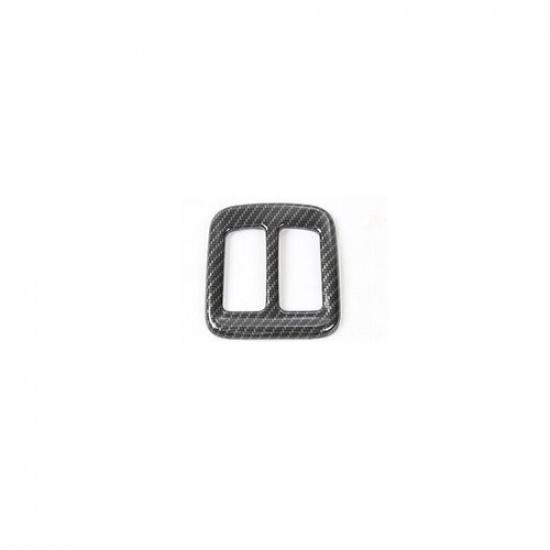 For Jeep Compass 17-2021 Carbon Fiber Rear AC Air Outlet Vent Cover Trim 1pcs