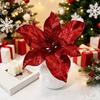 Artificial Christmas Poinsettia Catching Festive Design