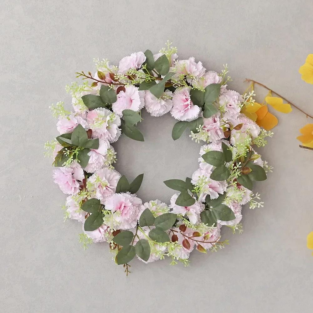 

45 см искусственный венок из пионов украшение двери свадебный перемычка цветок реквизит для фотосъемки венок для гостиной цветочное украшение 45CM