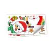 Cartoon Santa Claus Window Sticker PVC Elk Christmas Glass Window Sticker Snowman Self-Adhesive Christmas Decoration Background