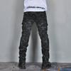 Mens Motorcycle Riding Pants Camo Cargo Workwear Jeans With Crash Protection Use