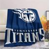 Tennessee Titans Print Flannel Blanket, High quality Comfortable for All Seasons, Home Decor, Warmth and Comfort, Perfect for Christmas Gifts