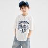 Jungen Reines Baumwoll Rundhals Kurzarm Kühlendes T-Shirt