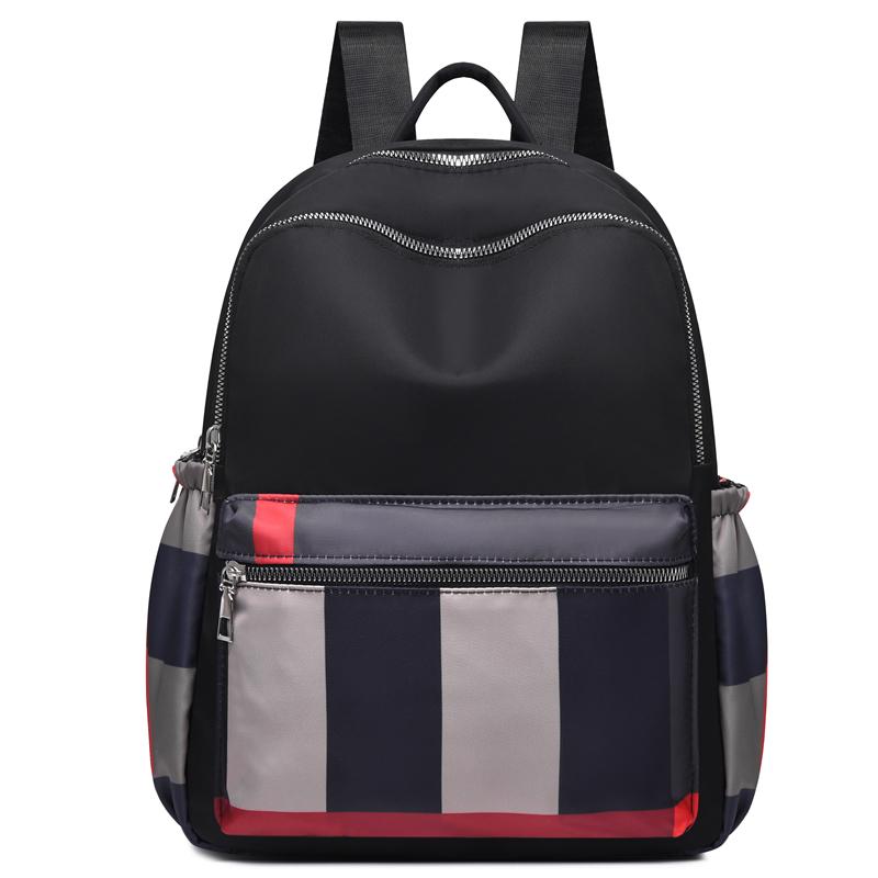 Rucksack Damentasche Neuer mehrschichtiger Outdoor-Reiserucksack mit großer Kapazität aus Nylon, lässiger Damenrucksack