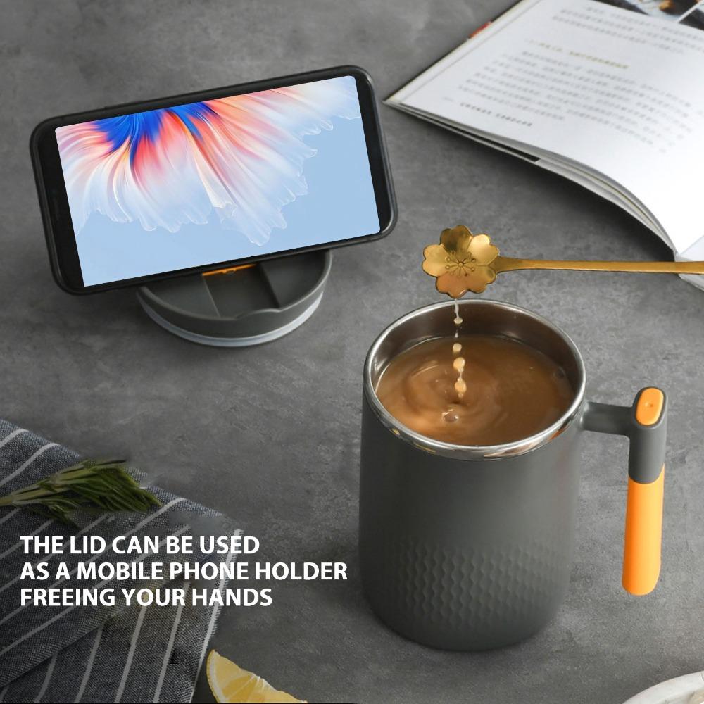 450ml Insulated Coffee Mug Stainless Steel Anti-Scalding Thermal Vacuum Cup Heat Retention Double-layer Coffee Cup Office Use Insulated Coffee Mug