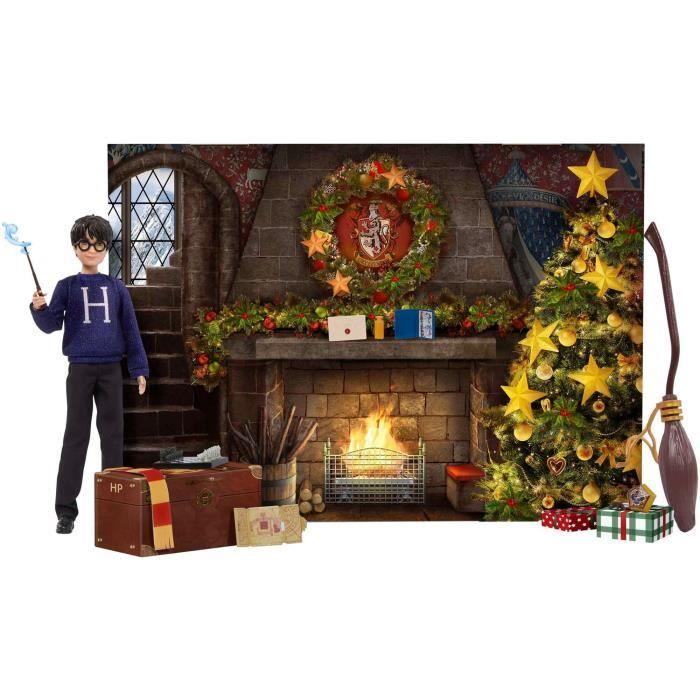 Calendrier De l'Avent Harry Potter Poupée Harry + Accessoires Décorations Vêtements Fond 25 Articles