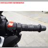2 Pairs Motorcycle Hand Grips Hot Handlebar for Motorcycle 12V Warmer Handle Heat Grip Electro-Thermal