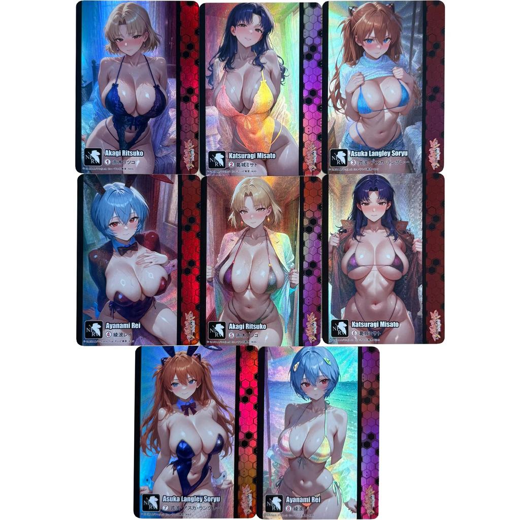 8Pcs/Set Diy Oshi No Ko Hoshino Ai And Hoshino Rubi Classic Anime Collection Flash Cards Acg Twill Gift Toy Collection For Fans
