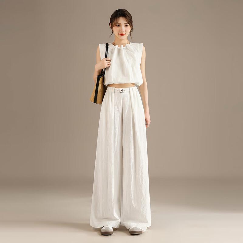 RAIN.CUN Damen Premium Lockere Gerade Ice Silk Hose