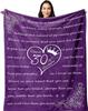 Superweiche Kuscheldecke für Damen Perfekte Geburtstagsgeschenkidee Ideal für Zuhause Reisen Alter
