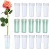 PVC Flower Fresh-keeping Tube Transparent Portable Plant Nutrition Tube 4cm/7cm Water Storage Container Floral Packing Supplies