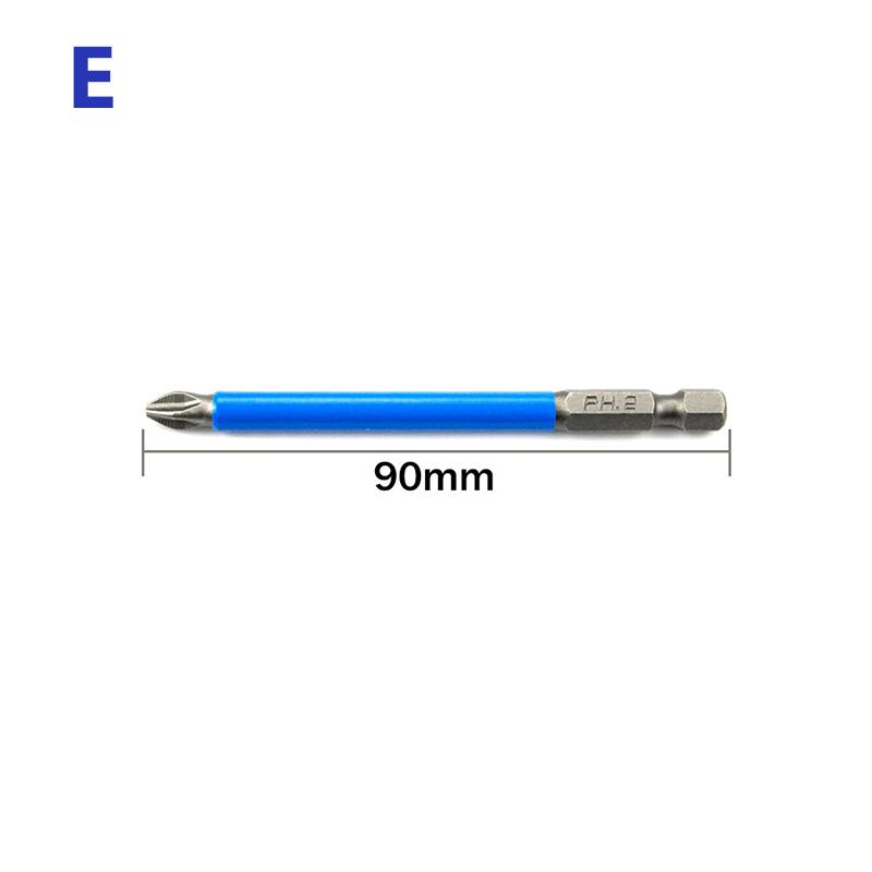 Magnetic Anti Slip Electric Screwdriver Bits 1/4" Hex Shank Precision Ph2