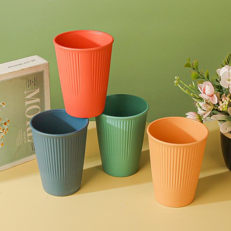 Wheat Straw Toothbrush Cup - Home Toothbrush Holder - Couple's Washroom Cup Set - Cup - Simple Toothbrush Cup - Mouthwash Cup