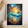 5d DIY Diamond Painting Cross Stitch Hua Teng Sea Scenery Diamond Embroidery Mosaic Full Round Drill Home Decor