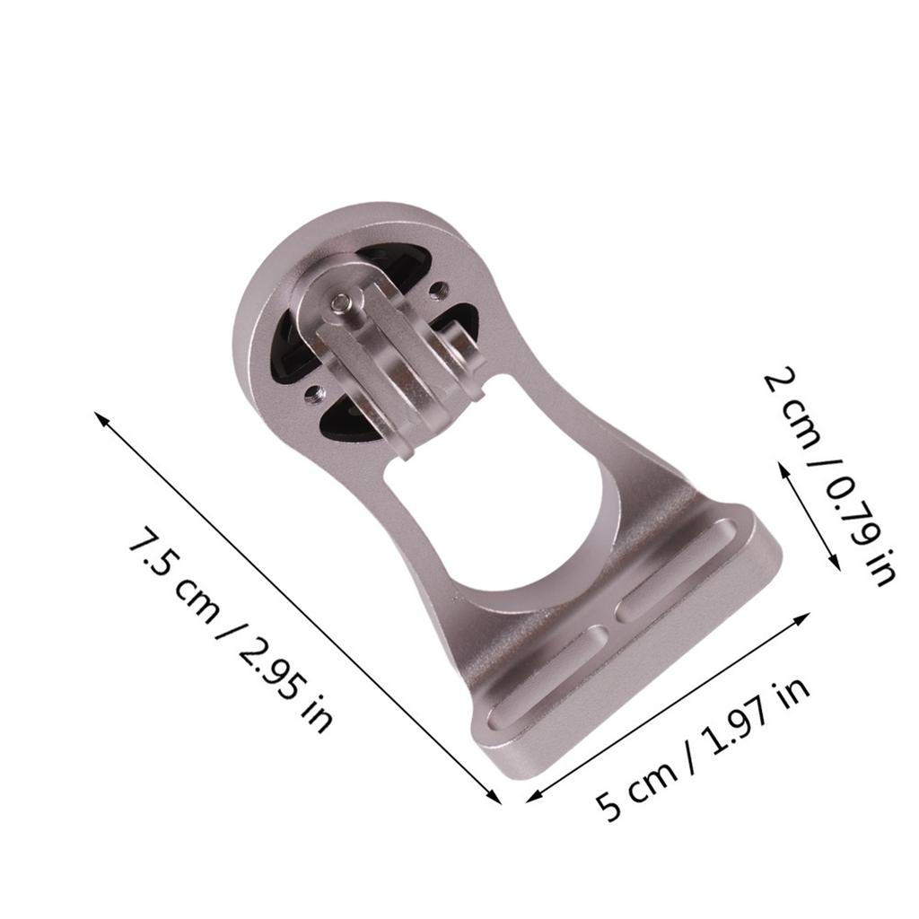 Fahrradtacho Computer Aluminiumlegierung Verlängerungshalterung für Garmin (Titan)