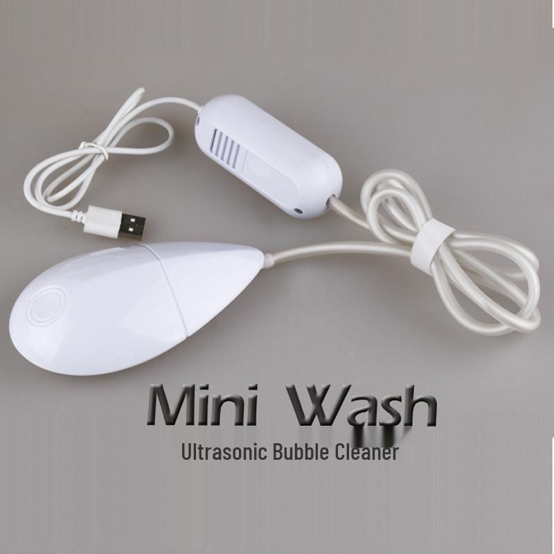 Portable USB Ultrasonic Bubble Cleaner for Fruits, Vegetables, and Underwear
