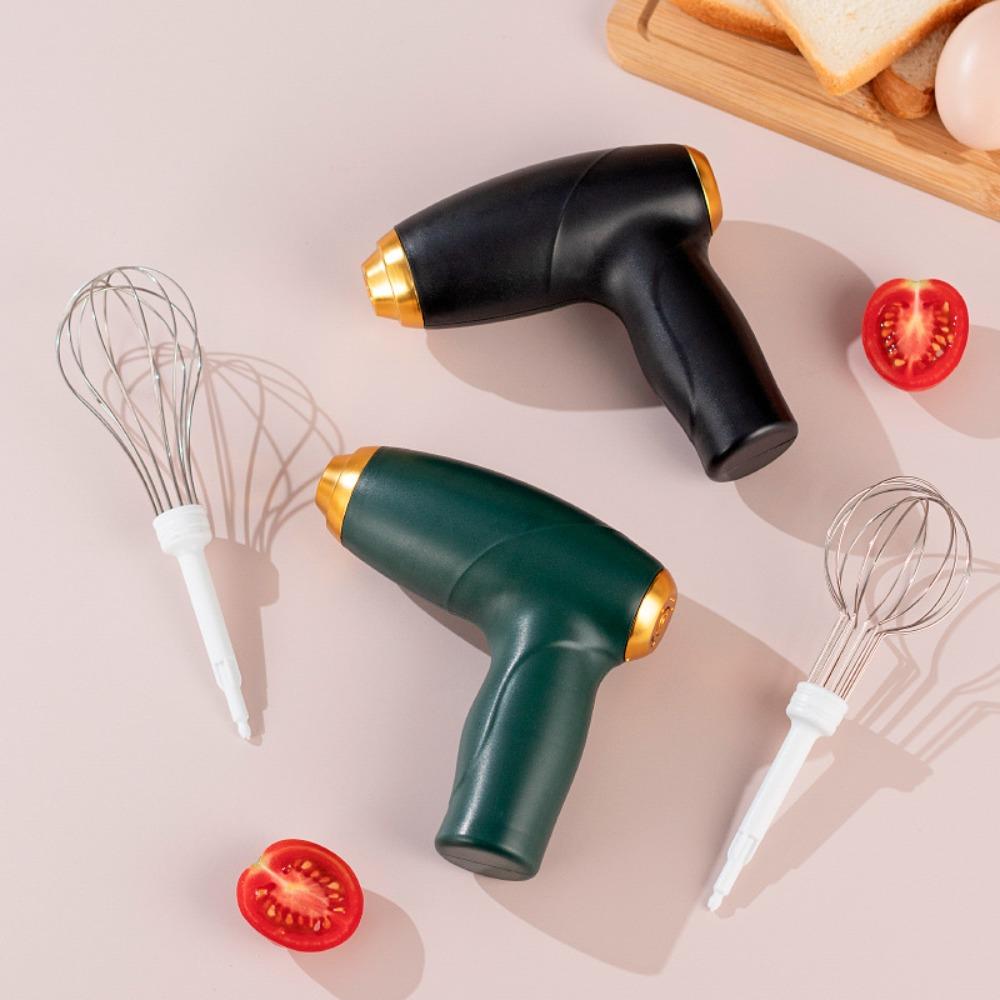 with Replacement Heads Electric Egg Beater Handheld Electronic Batter Stirrer Baking