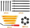 925pcs-100Pcs Auto Fastener Clip Kit Fender Rivet Clips Auto Body Push Retainer Pin Rivet Bumper Door Trim Panel Retainer Repair