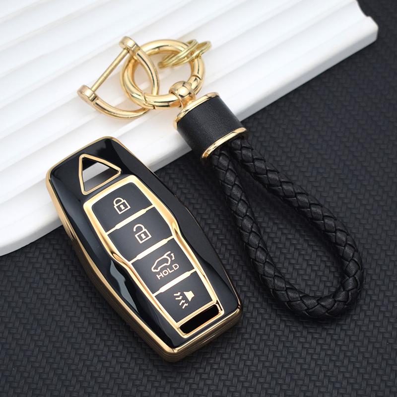 3/4 Buttons Car Key Case Fob Cover Shell for Mitsubishi 2023 Outlander 2022 Smart Remote Key Holder Protector Accessories