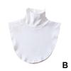 2024 New Winter Modal High Nack Fake Collar Women Solid Detachable Fashion Color Warm Collar Jersey Turtleneck Elastic B7B8