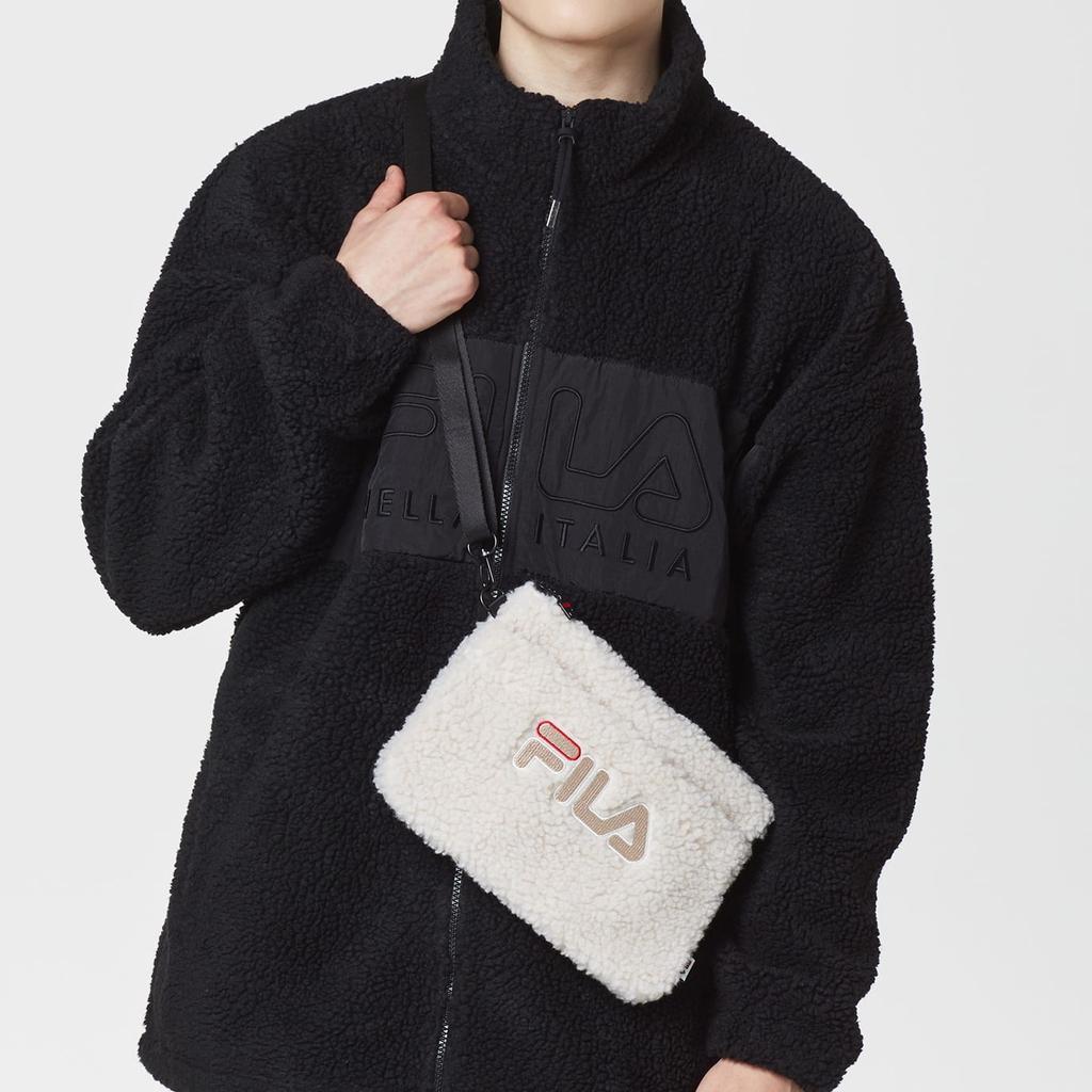 Fila Polyester Crossbody Bag, Shoulder Bag Regular Unisex Cream FS3BCC6376X-CRM