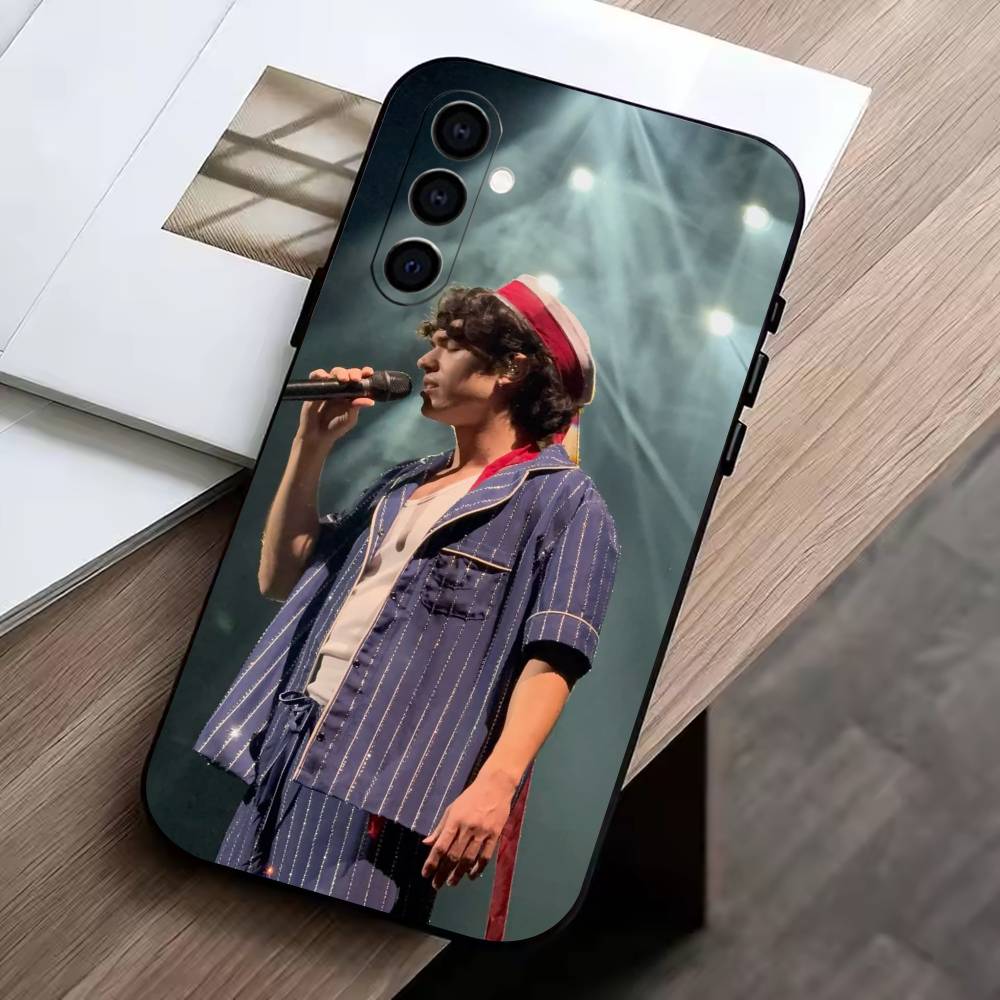 Conan Gray Wishbone Phone Case Black Silicone Soft For Samsung Galaxy A73,A72,A71,A70,A53,A52,A51